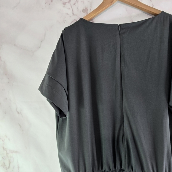 Albion Jumpsuit Women XXL 2X Black Jogger Zip Every Day Jetsetter Short Sleeve - Picture 7 of 15